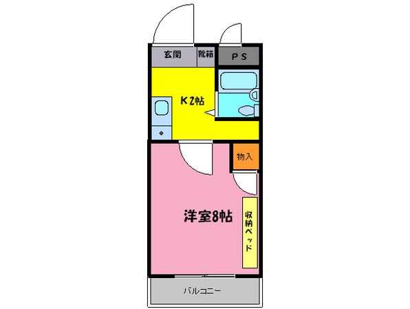 ル－ラル深井の物件間取画像